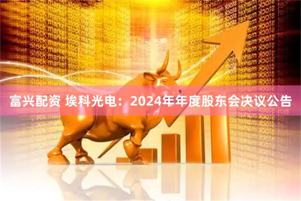 富兴配资 埃科光电：2024年年度股东会决议公告
