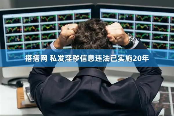 搭搭网 私发淫秽信息违法已实施20年